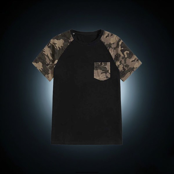 Screen Printing Clothing Stripe Block T-shirts Wear for Men Printing Clothing